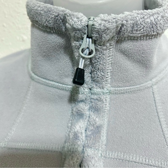 THE NORTH FACE MORNINGSIDE FLEECE FULL ZIP JACKET SIZE M LIGHT GRAY - Picture 4 of 8
